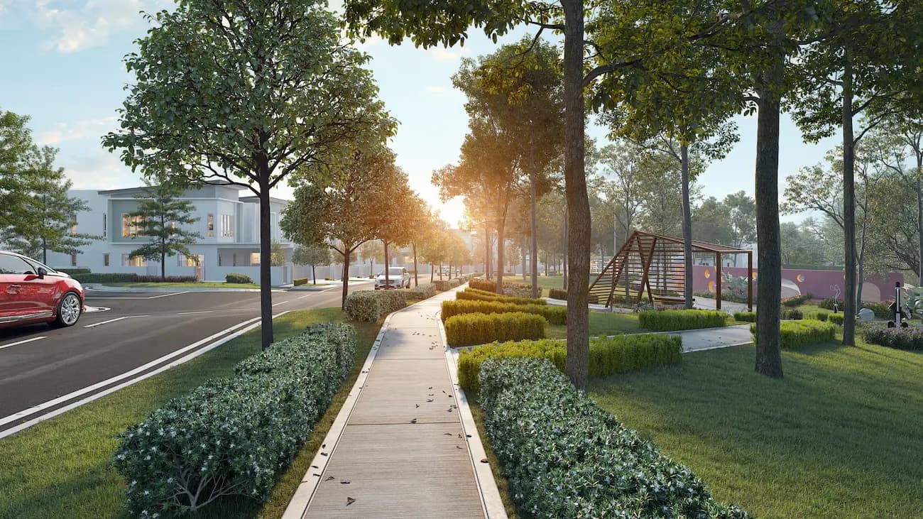 bayu sutera elonia iii facade landscape