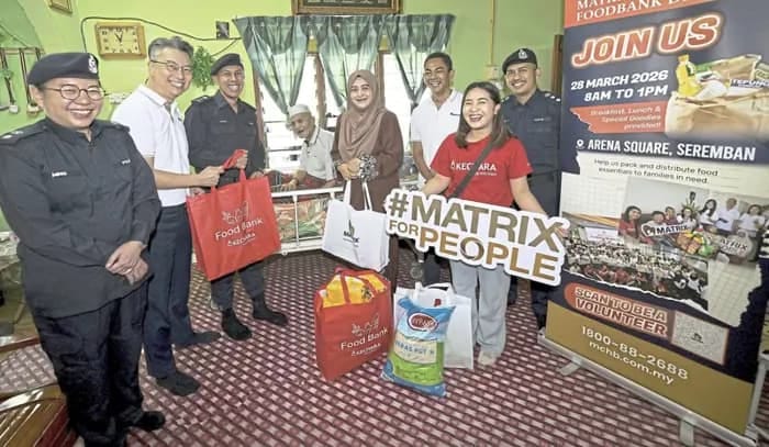 Matrix Concepts and PDRM Negeri Sembilan Unite to Deliver Foodbank Drive 5.0