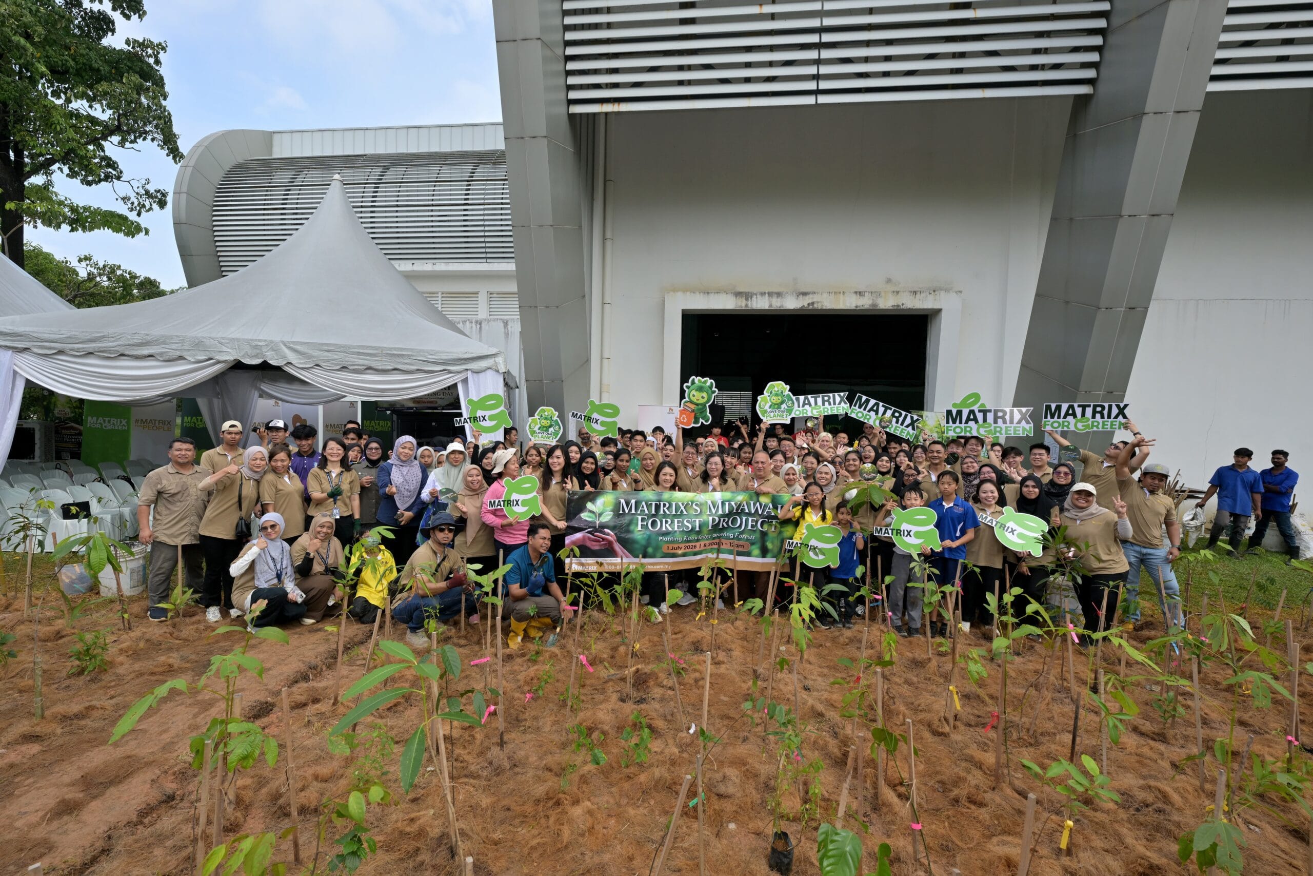 Matrix Concepts Creates Living Conservation Mini Forest to Protect Threatened and Endangered Tree Species