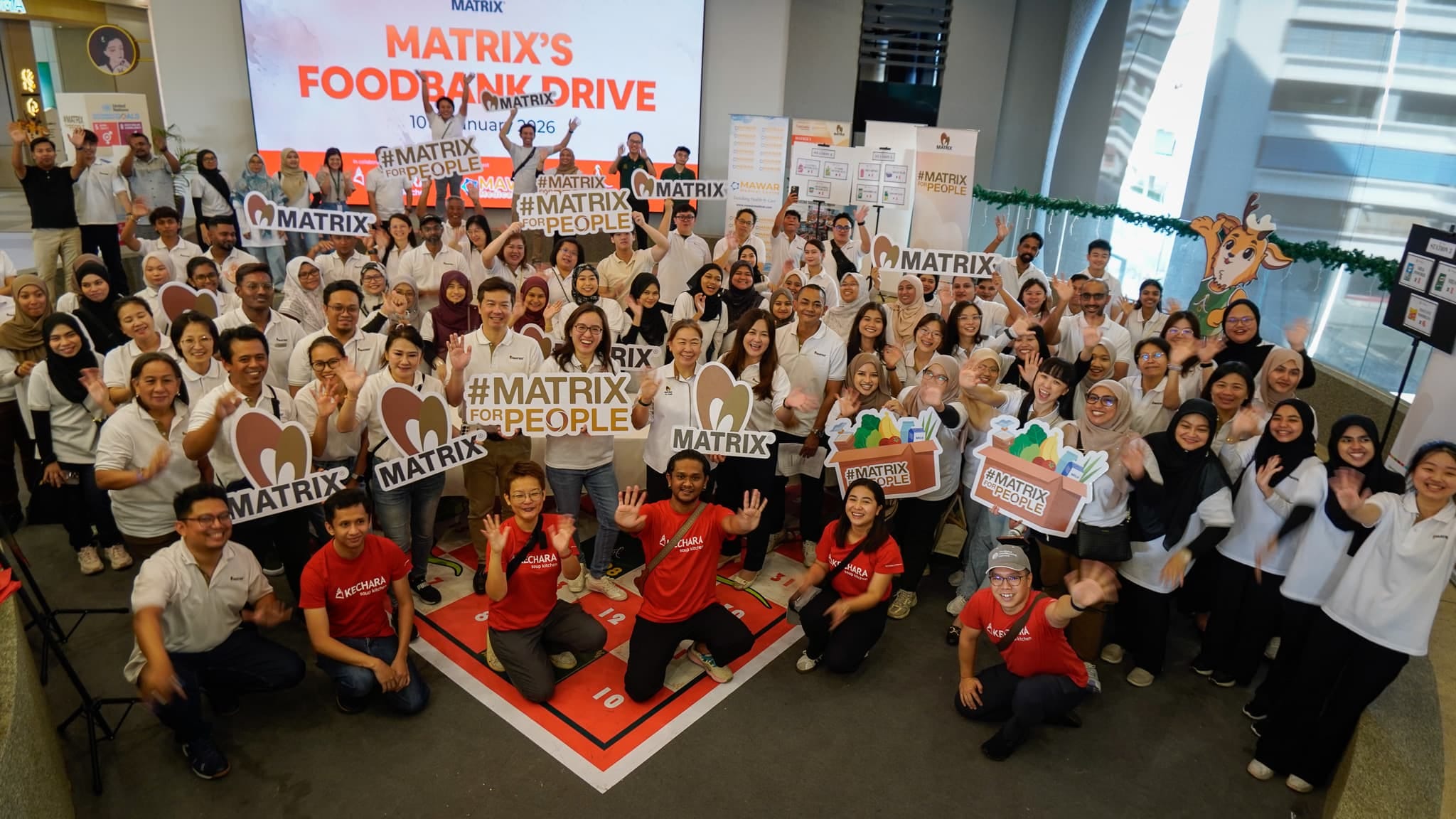 Matrix Concepts Continues Food Aid Efforts with Fourth KSK Foodbank Drive at Arena Seremban